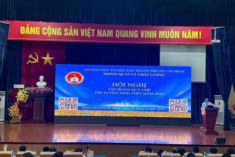 HỘI NGHỊ TẬP HUẤN CÔNG TÁC TUYỂN SINH ĐẦU CẤP VÀ THI TUYỂN SINH LỚP 10 NĂM HỌC 2026 - 2027