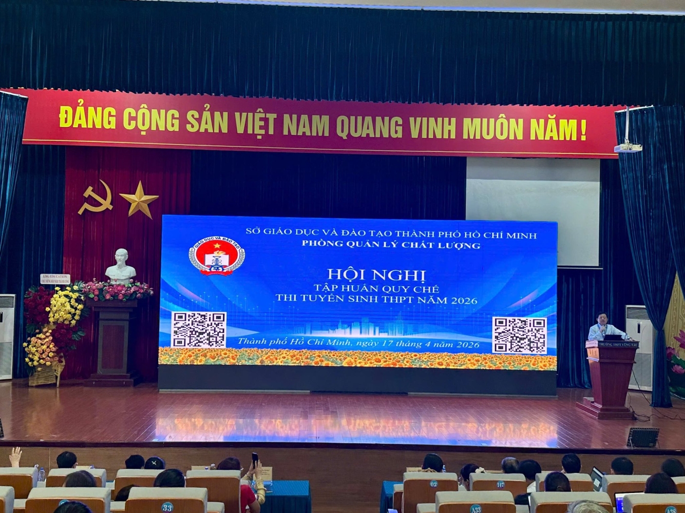 HỘI NGHỊ TẬP HUẤN CÔNG TÁC TUYỂN SINH ĐẦU CẤP VÀ THI TUYỂN SINH LỚP 10 NĂM HỌC 2026 - 2027