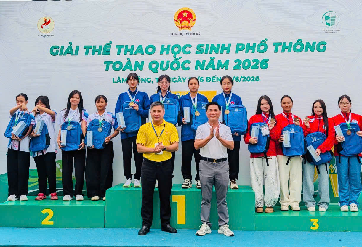 TỰ HÀO HỌC SINH TRƯỜNG THPT VŨNG TÀU TẠI GIẢI THỂ THAO HỌC SINH PHỔ THÔNG TOÀN QUỐC NĂM 2026