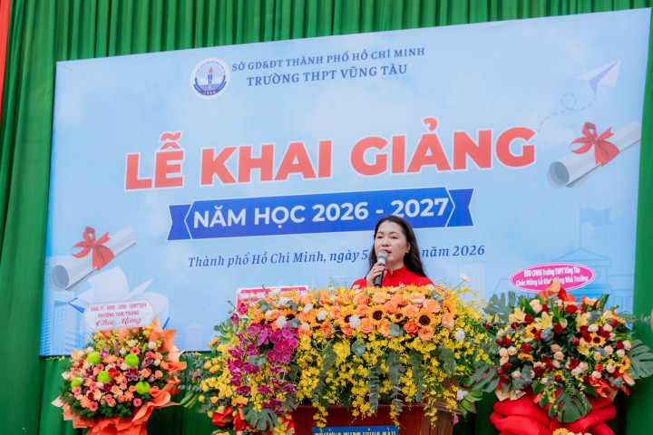 Trường Trung học phổ thông Vũng Tàu khai giảng năm học 2026–2027