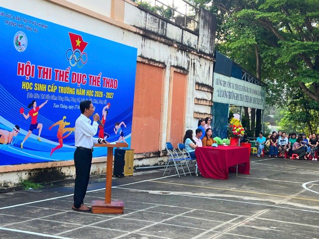 Khai mạc Hội thi Thể thao học sinh cấp trường năm học 2026–2027