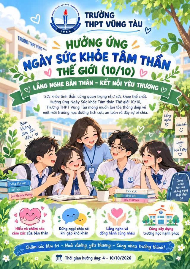 Ngày Sức khỏe Tâm thần 10/10: Lắng nghe để thấu hiểu